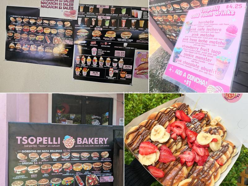 Tsopelli Bakery Menu