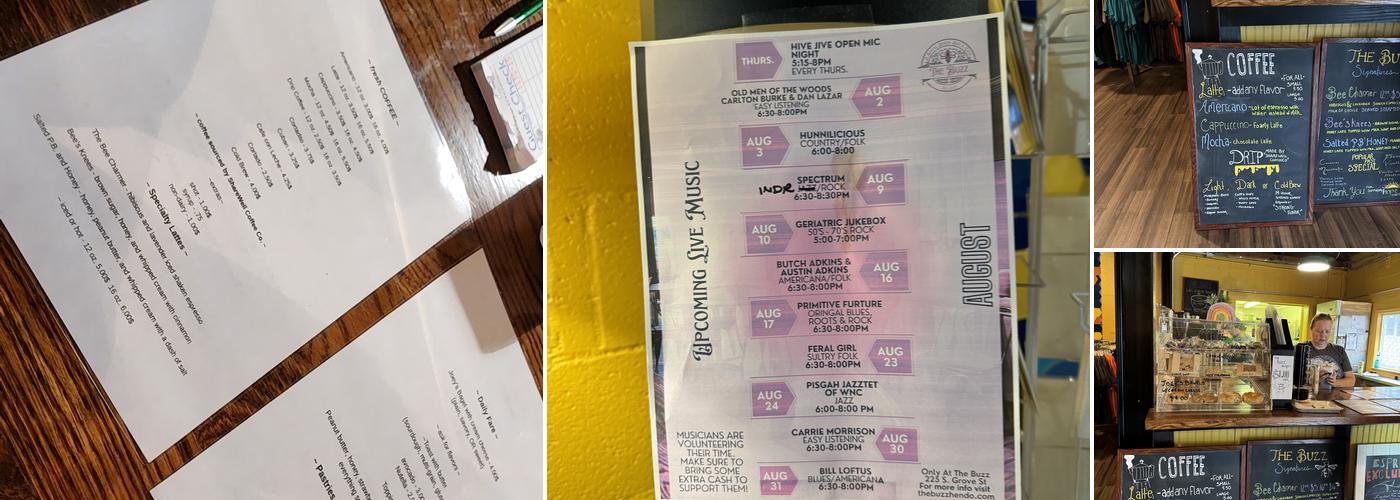 The Buzz Menu
