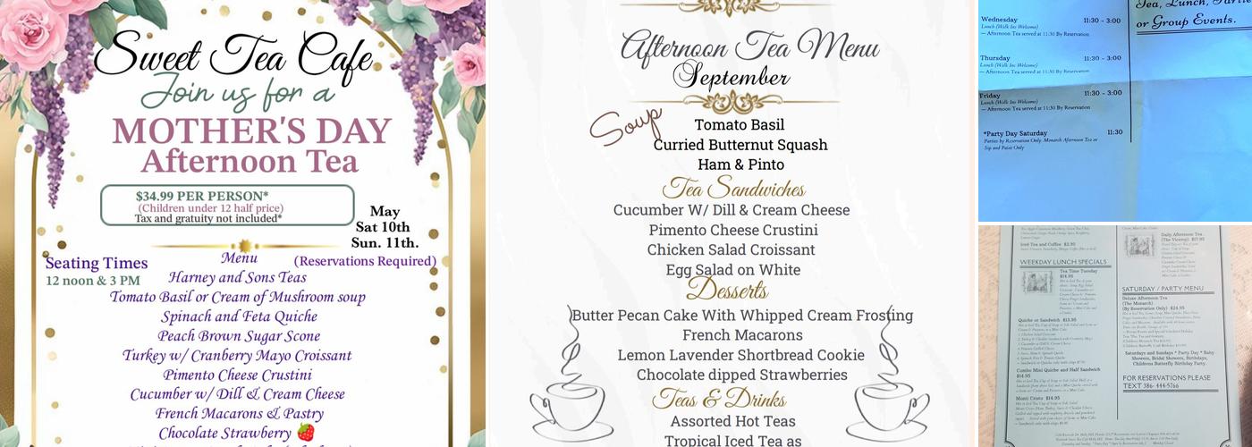 Sweet Tea Cafe Menu