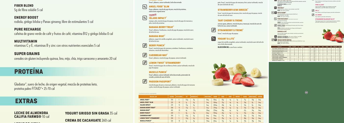 Smoothie King Menu