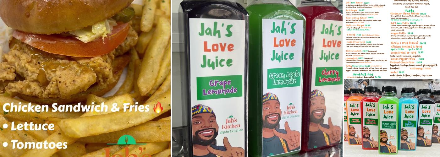 Jah’s Kitchen Menu