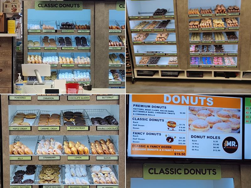 Mr. Maple Donuts Menu