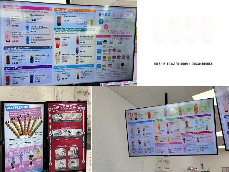 Boba Cucue Bubble Tea Cafe - Marana Menu