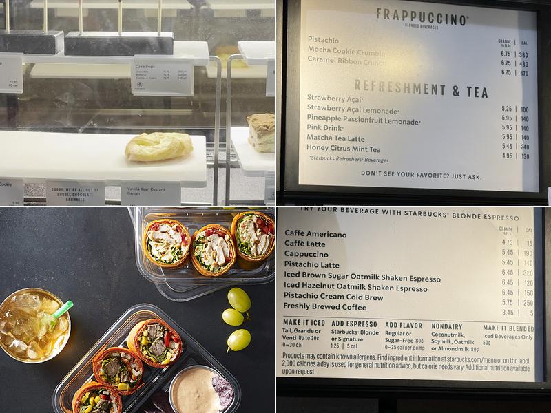 Starbucks Menu