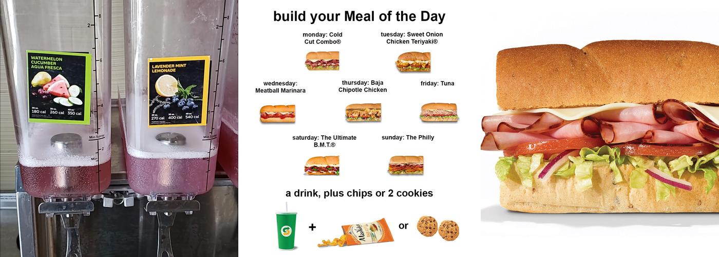 Subway Menu