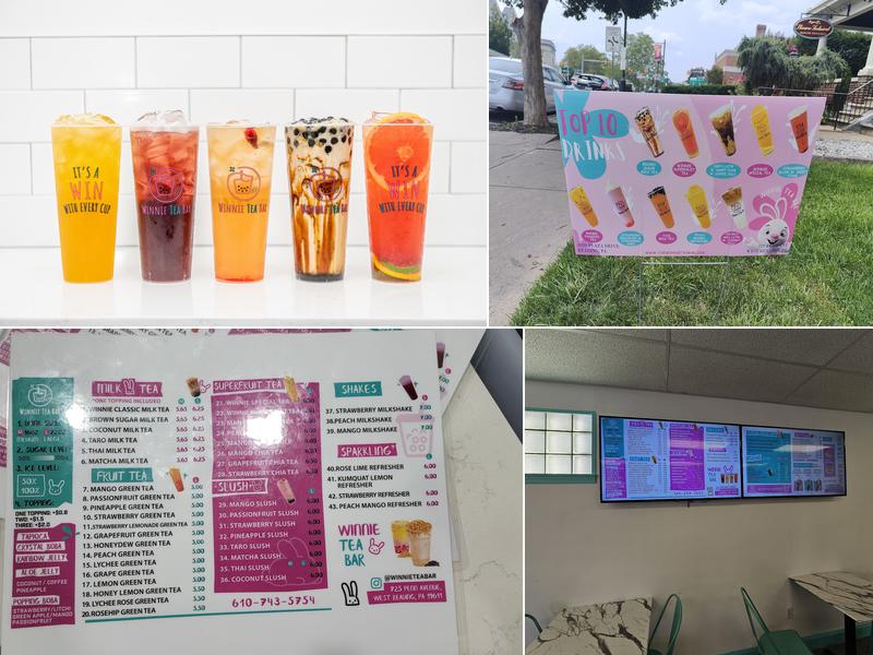 Winnie Tea Bar Menu