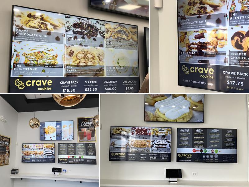Crave Cookies Menu