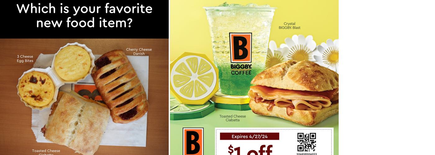 BIGGBY COFFEE Menu