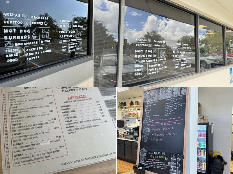 Avila Bakery & Cafe Menu