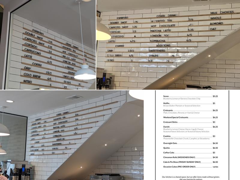 260 Bridge Cafe Menu