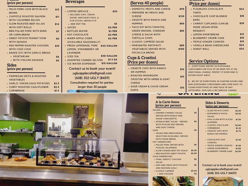 Ugly Apple Cafe Menu
