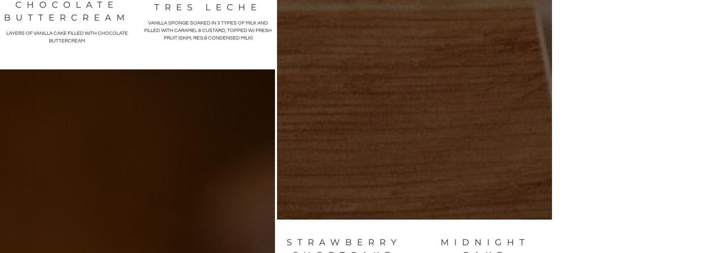 Batter Up Bakery Menu