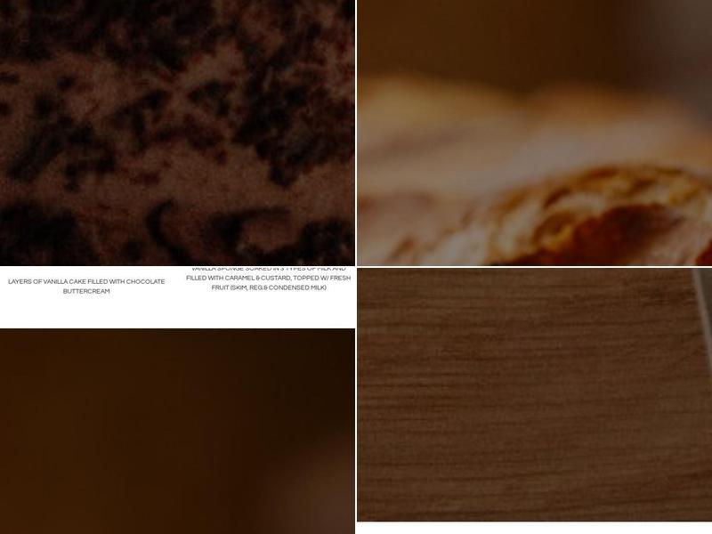 Batter Up Bakery Menu