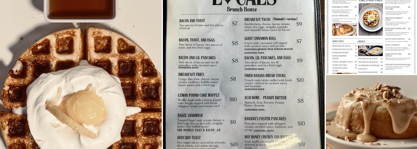 Locals Provo Menu