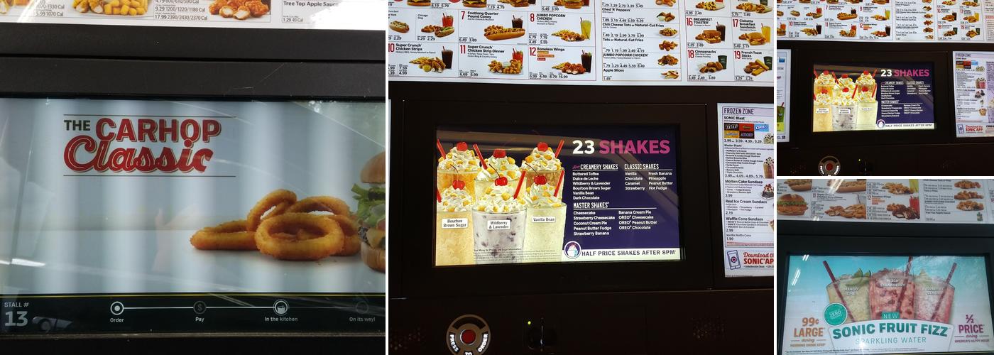 Sonic Drive-In Menu