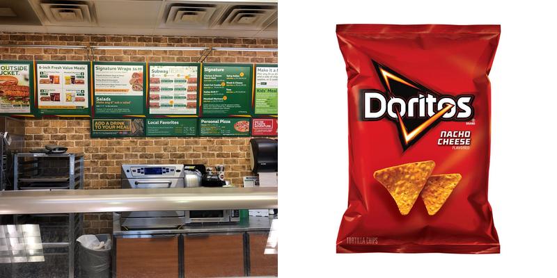 Subway Menu