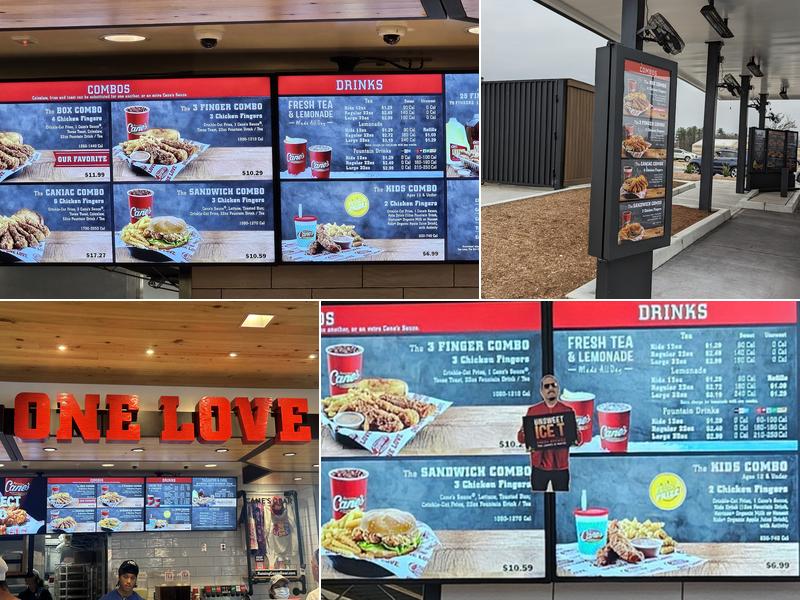 Raising Cane's Chicken Fingers Menu