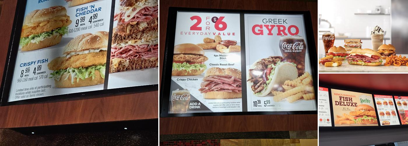 Arby's Menu