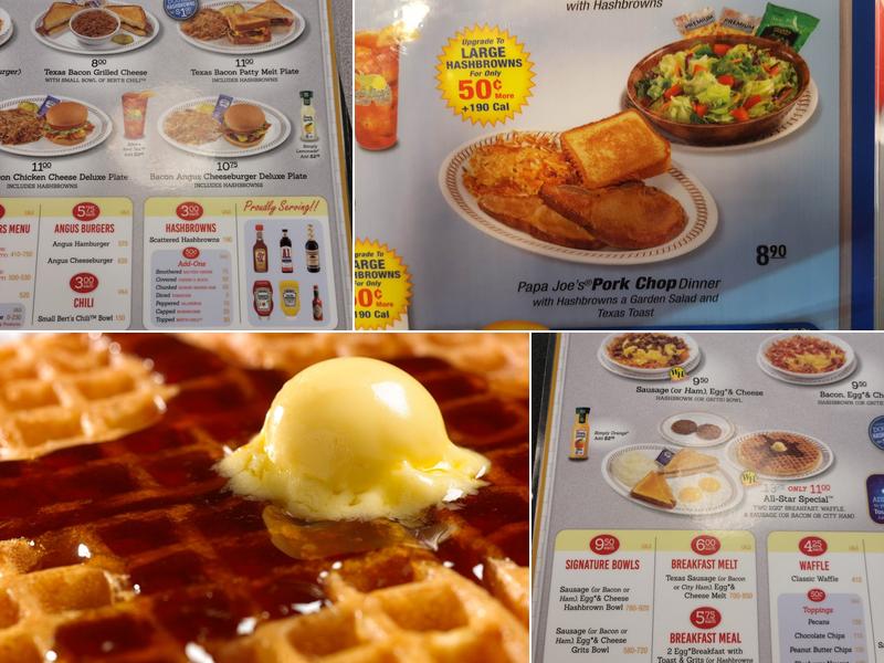 Waffle House Menu