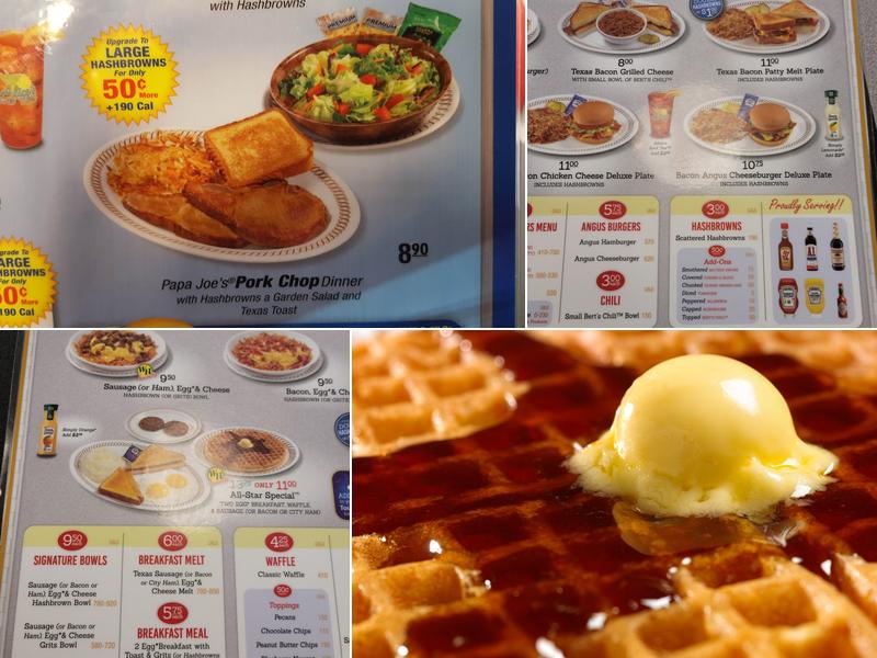 Waffle House Menu