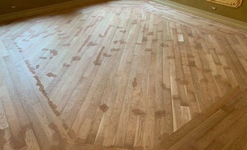 Maple leaf hardwood flooring