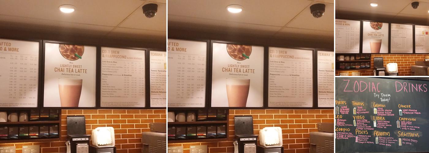Starbucks Menu