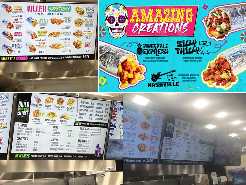 Bubbakoo's Burritos Menu