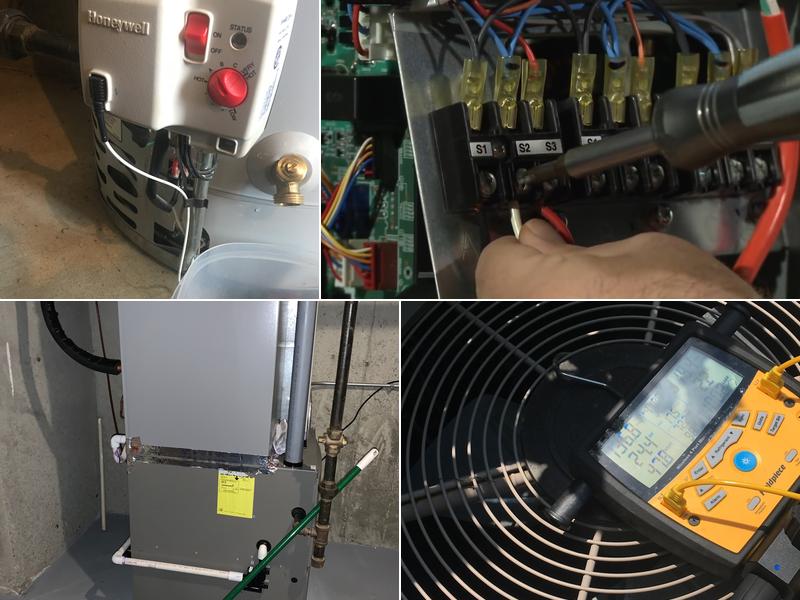 Clear air heating and cooling