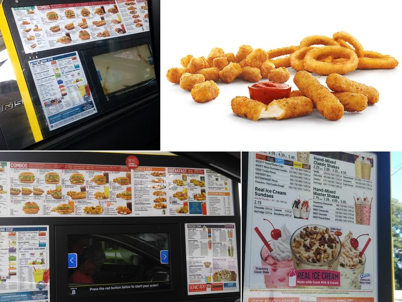 Sonic Drive-In Menu