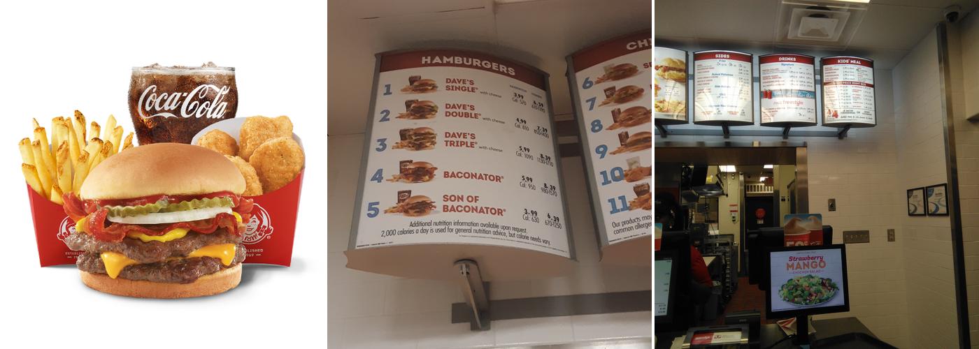 Wendy's Menu