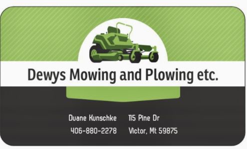 Dewy's Field Mowing and Small Tractor Work