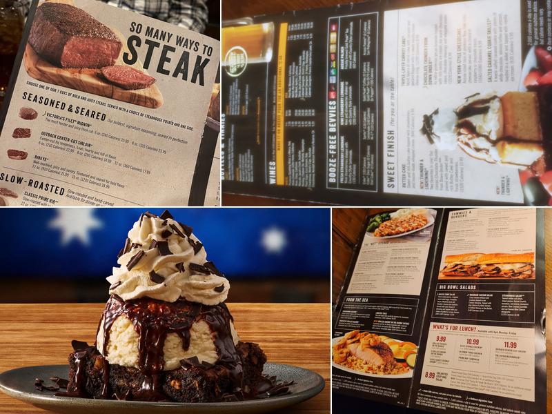 Outback Steakhouse Menu