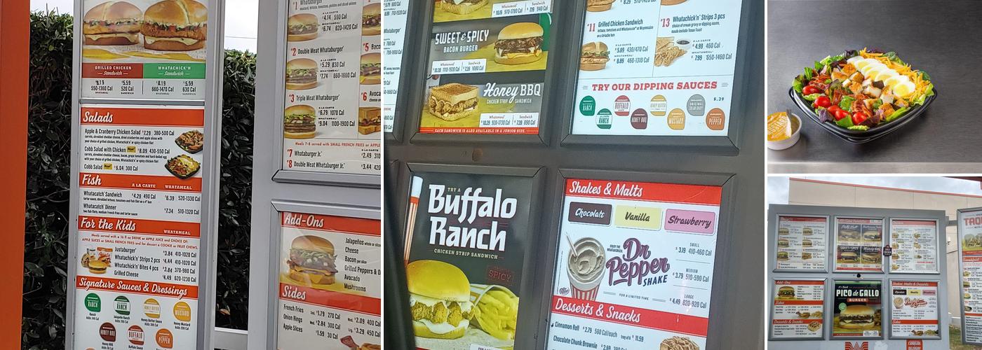 Whataburger Menu