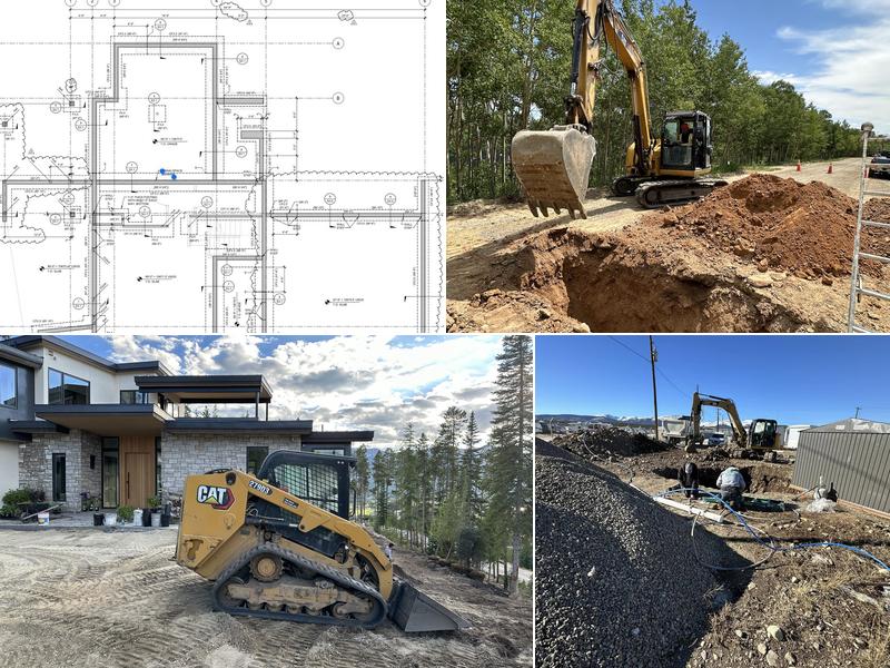 Beautiful garden excavation and septics