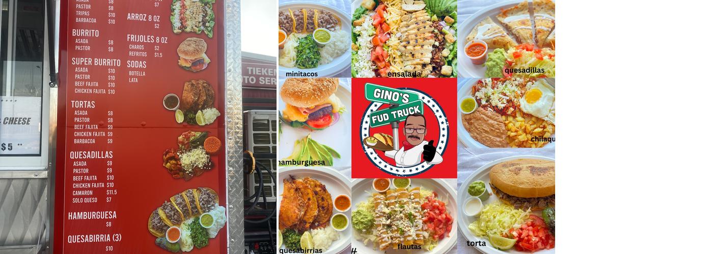 Gino’s Fud Truck Menu