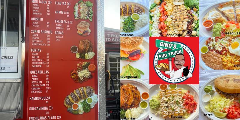 Gino’s Fud Truck Menu