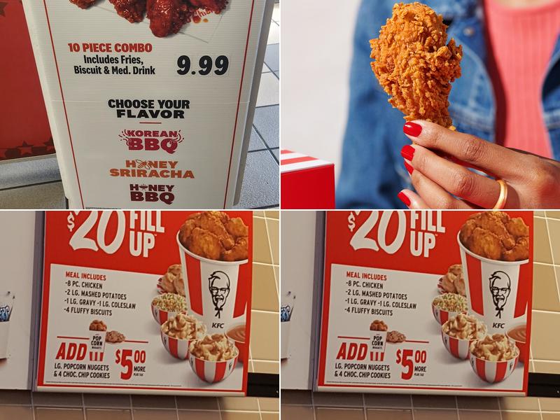 KFC Menu