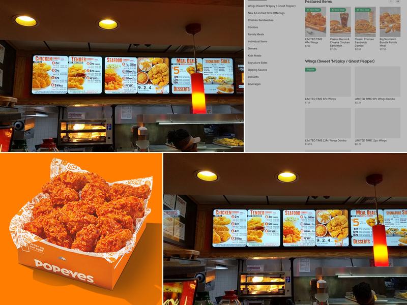 Popeyes Louisiana Kitchen Menu