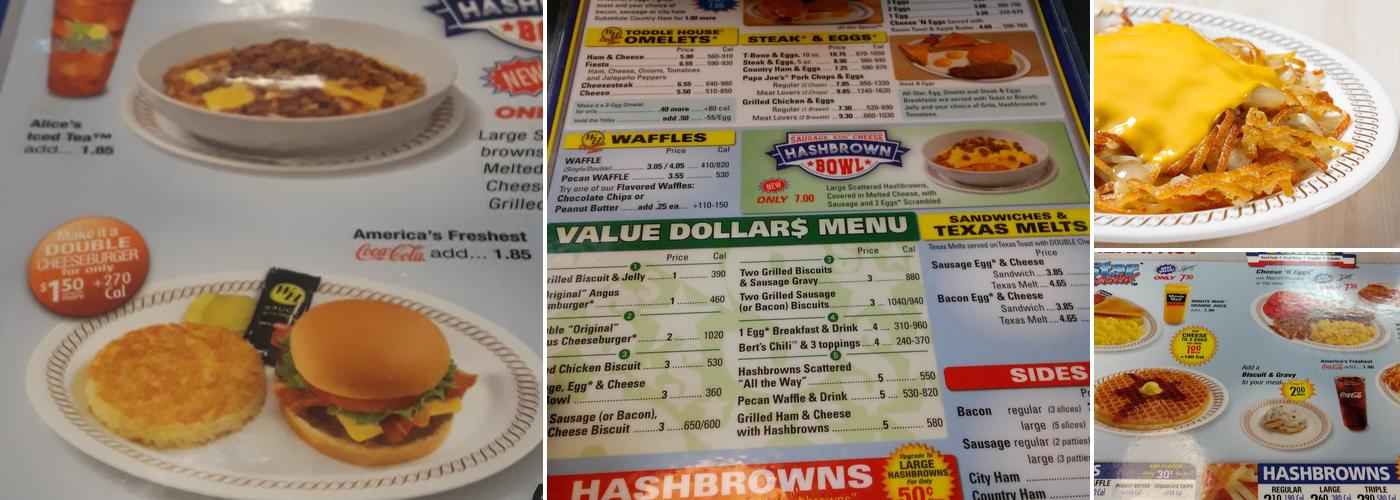 Waffle House Menu