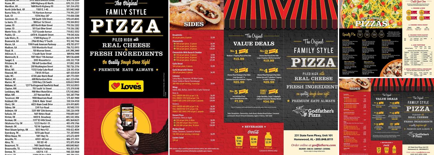 Godfather's Pizza Express Menu