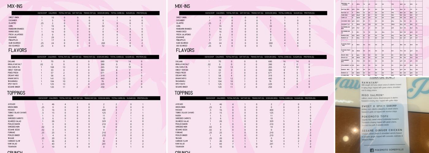 Pokemoto Assembly Row Somerville Menu