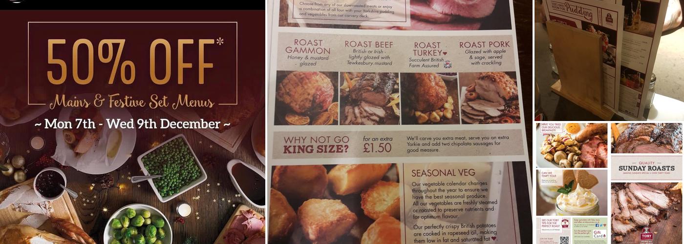 Toby Carvery Hemel Hempstead Menu