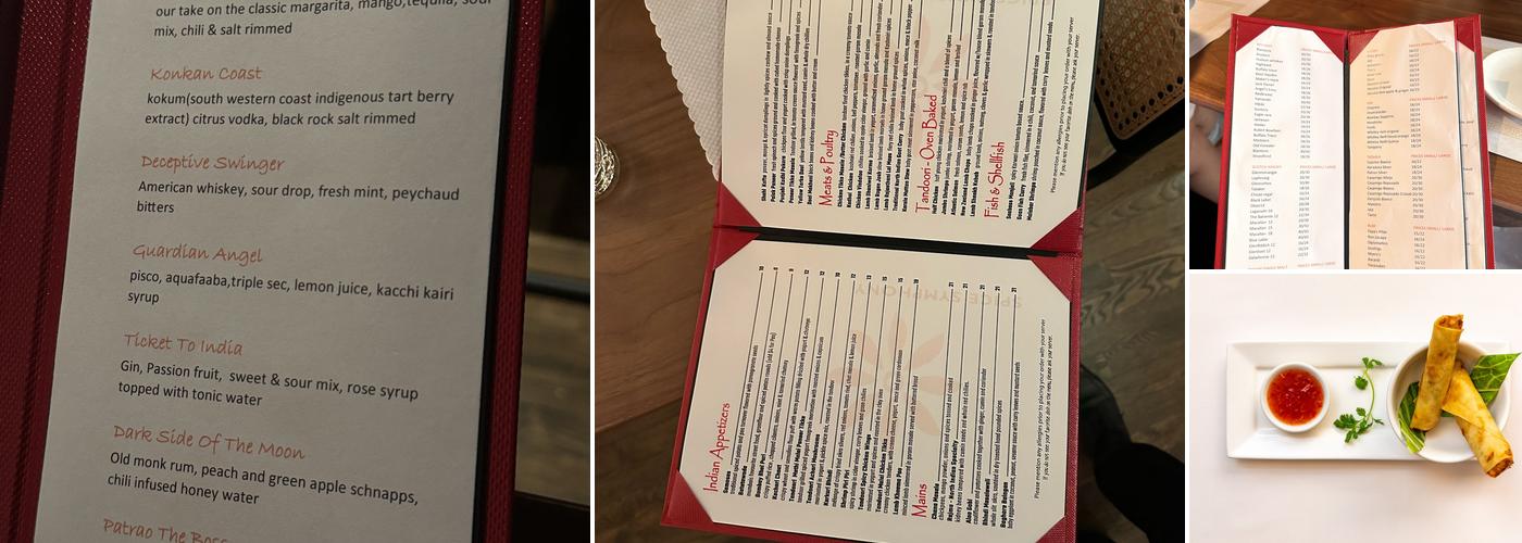 Spice Symphony Times Square Menu