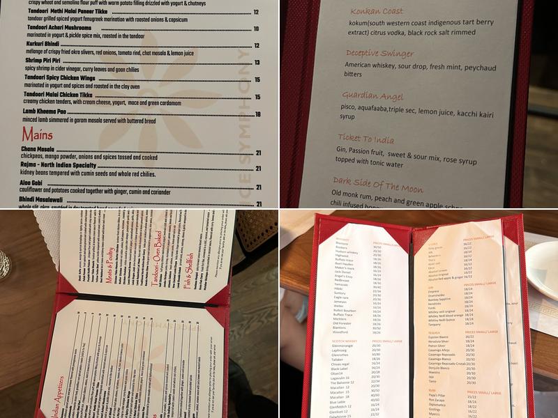 Spice Symphony Times Square Menu