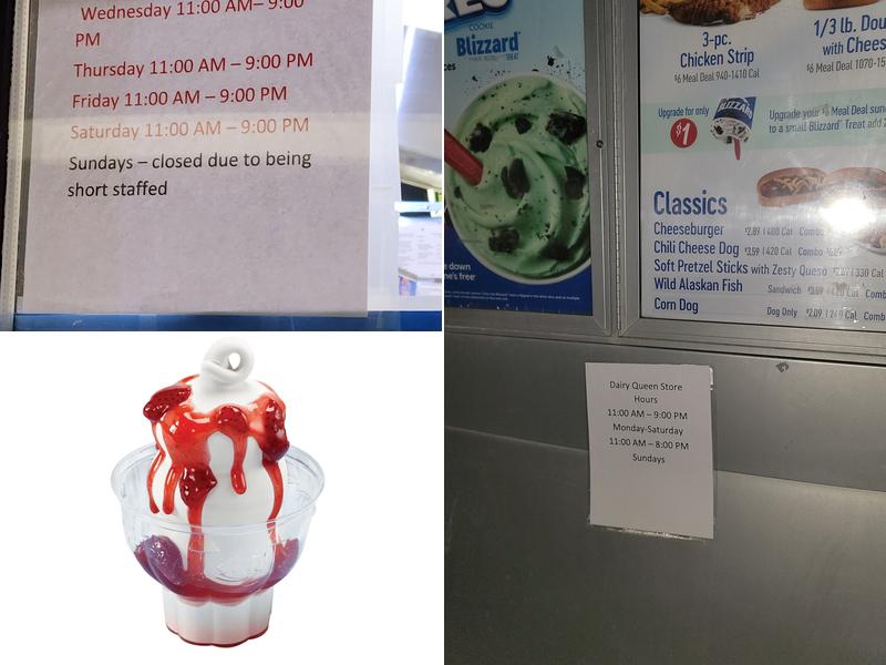 Dairy Queen Menu