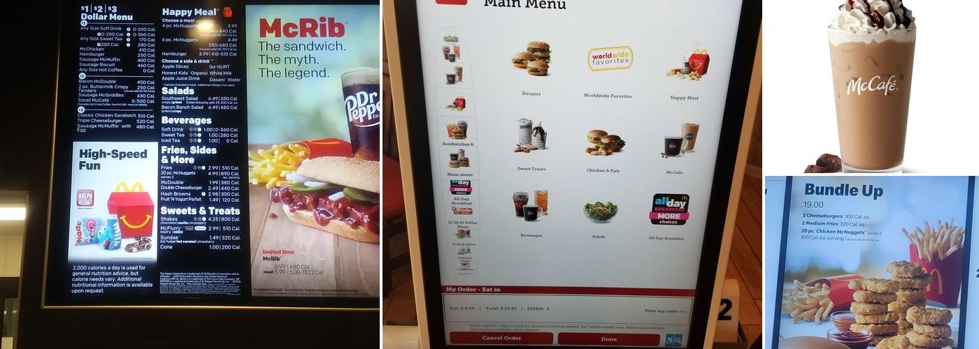 McDonald's Menu