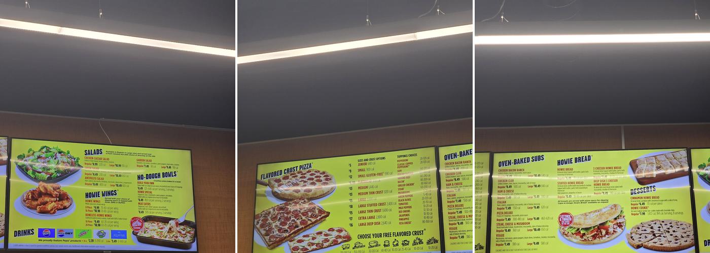Hungry Howie's Pizza Menu