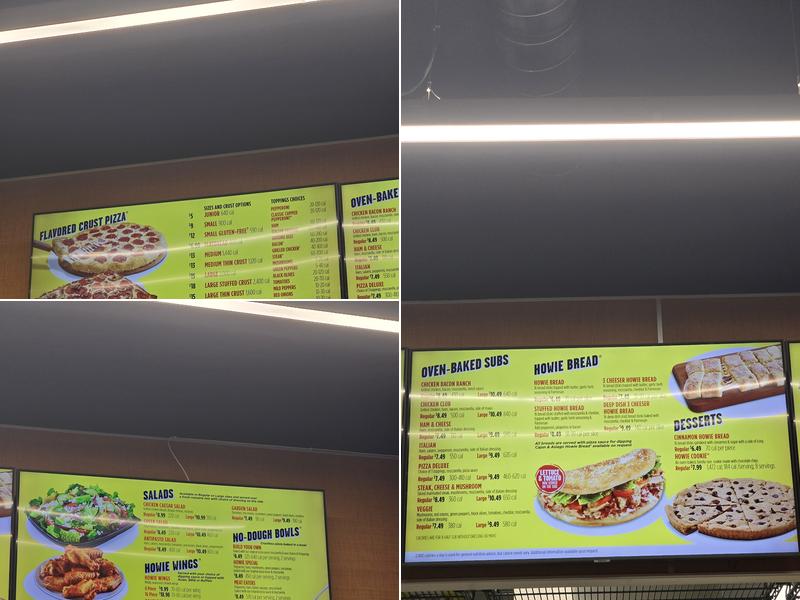 Hungry Howie's Pizza Menu