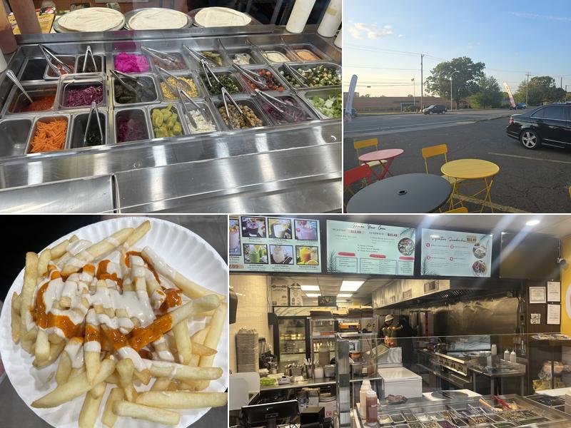 Chickpeas mediterranean grill