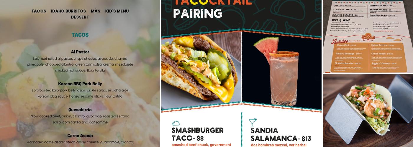 Spitfire Tacos + Tequila Menu